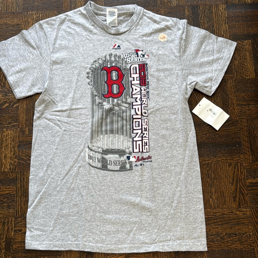 NWT Boston Red Sox 2013 World Series shirt MLB S Small